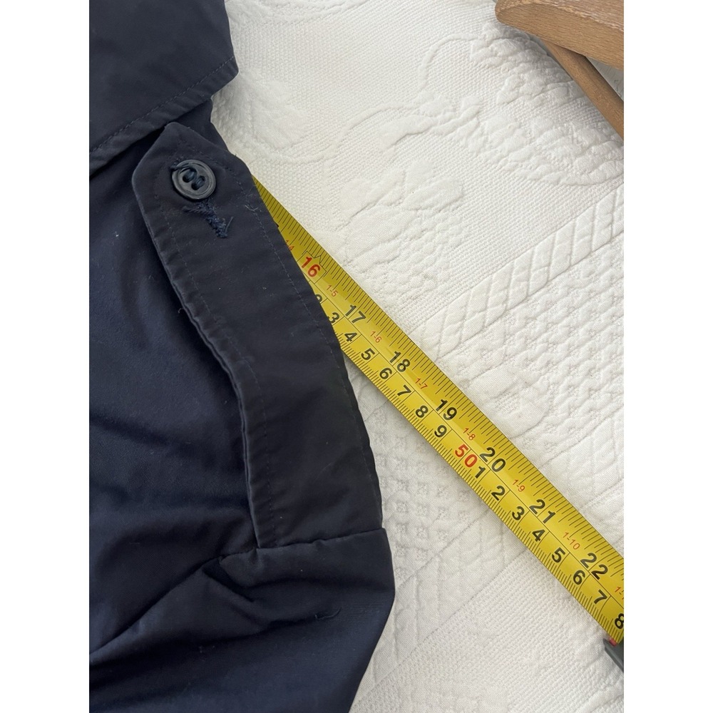 Vtg 70s US Air Force Jacket 42XL Blue Poplin Zip Up Military USN USAF Bomber - Picture 13 of 15